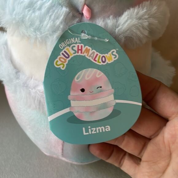Squishmallows Lizma The French Macaron Food Squad Multicolor Size 9” Kellytoy - Picture 4 of 10
